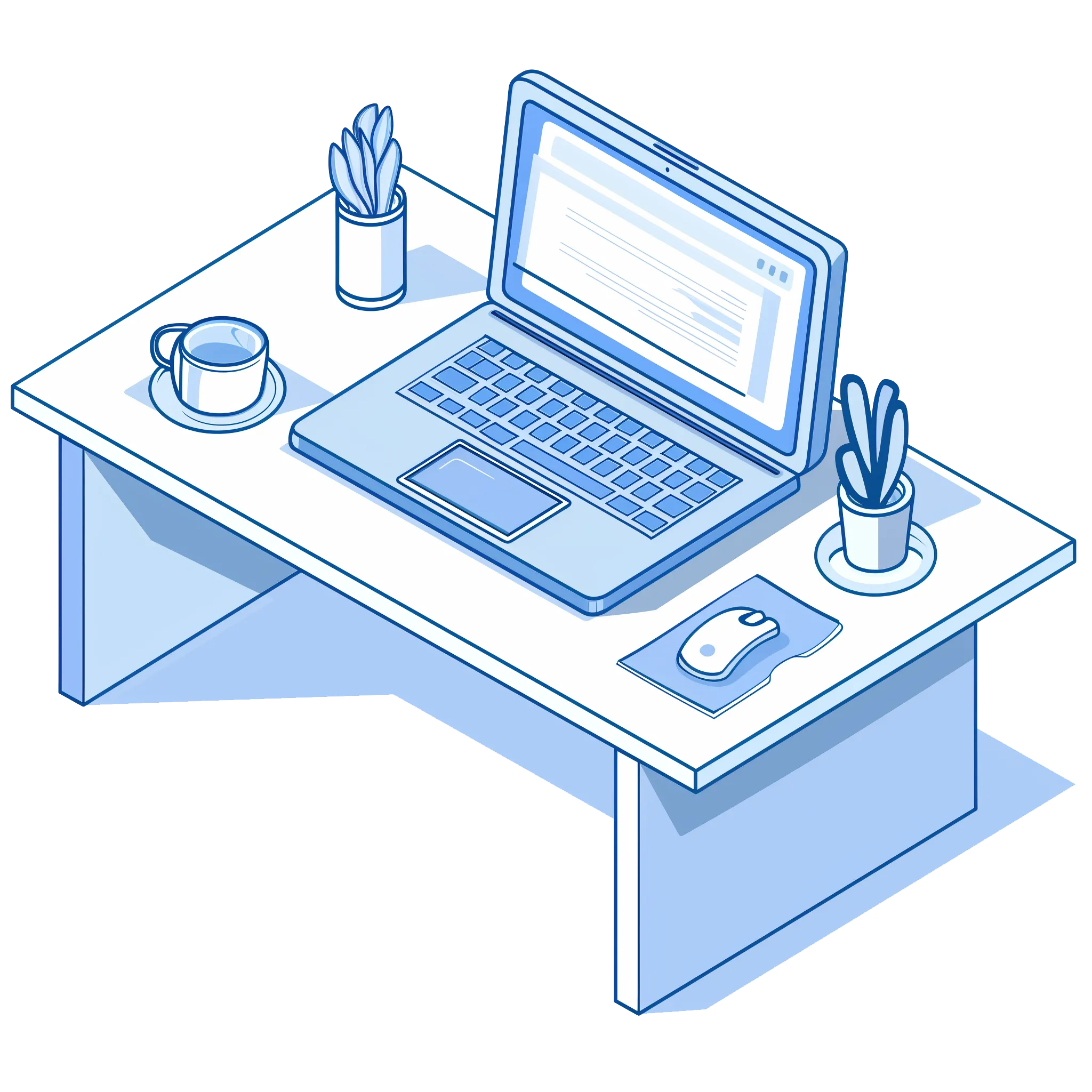 Desk workspace